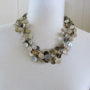 6 Strand Shell Necklace